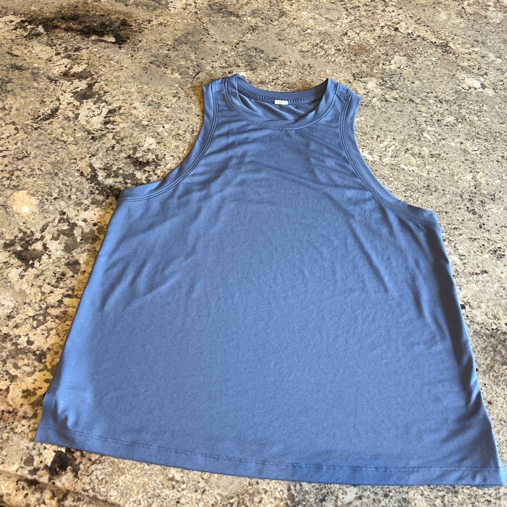 Lululemon Athletica Blue Tank Top Relaxed Fit